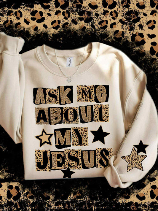 Ask Me About My Jesus  Kids Top