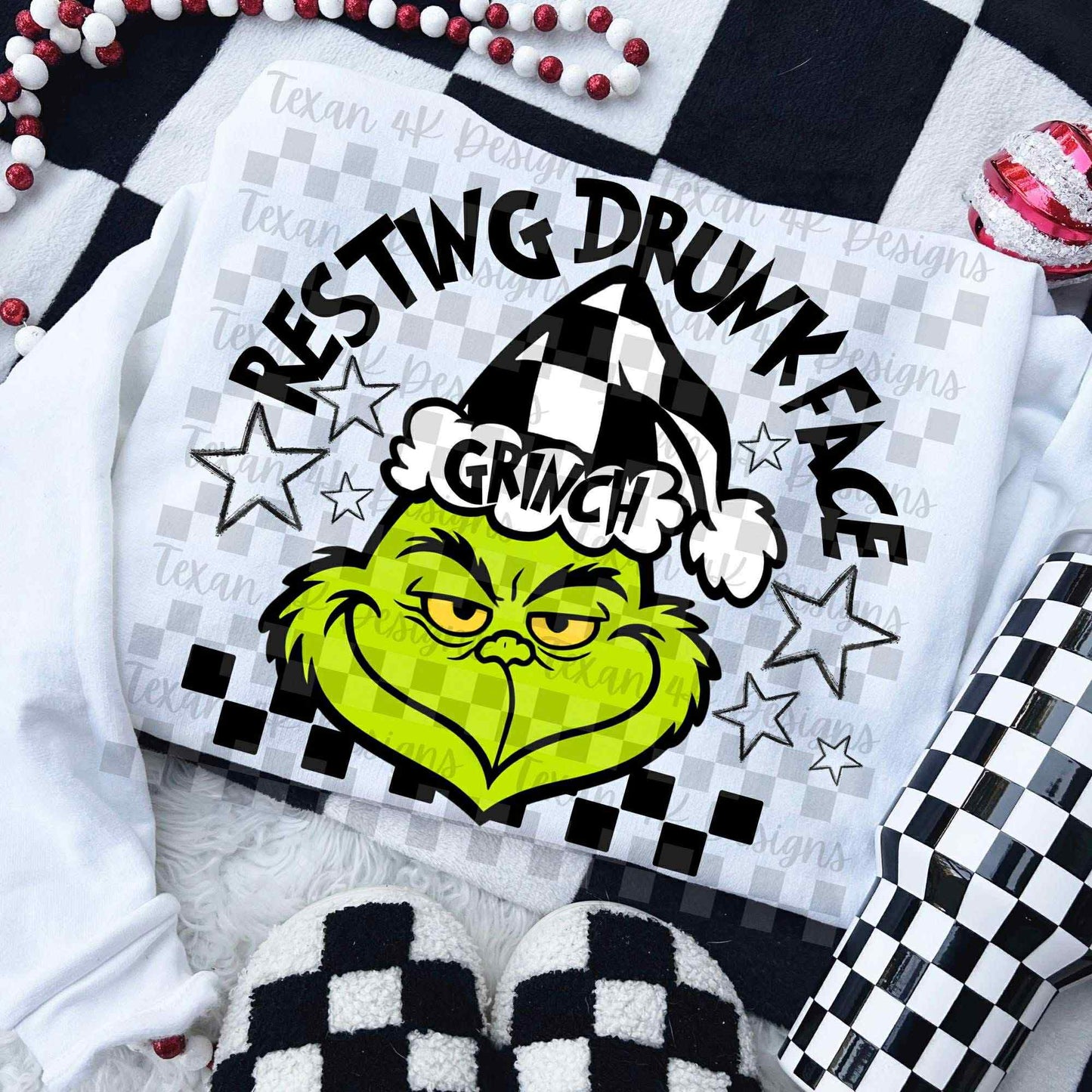 DTF Print - Resting Drunk Face