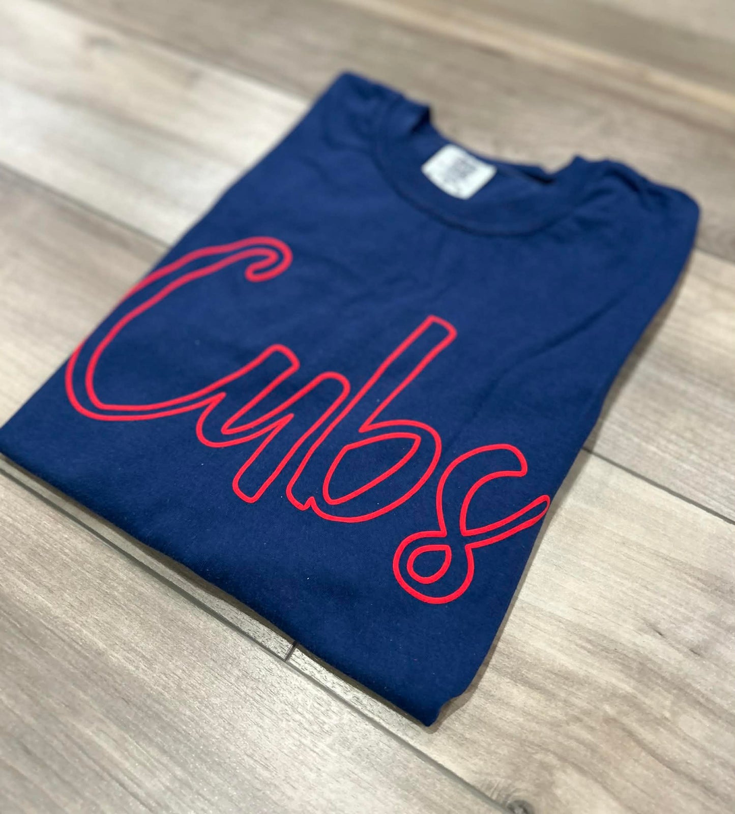 Custom Team Outline Puff Printed Top