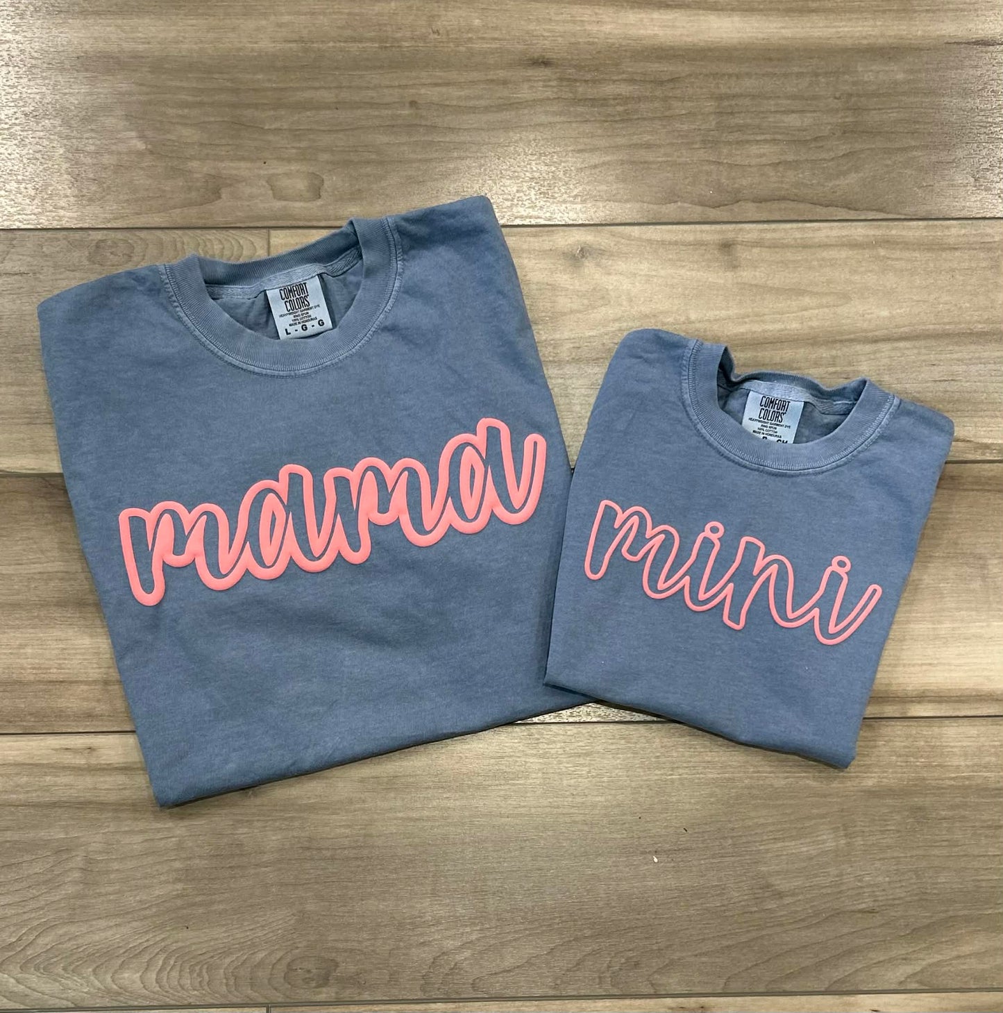 Custom Name Outline Puff Printed Top