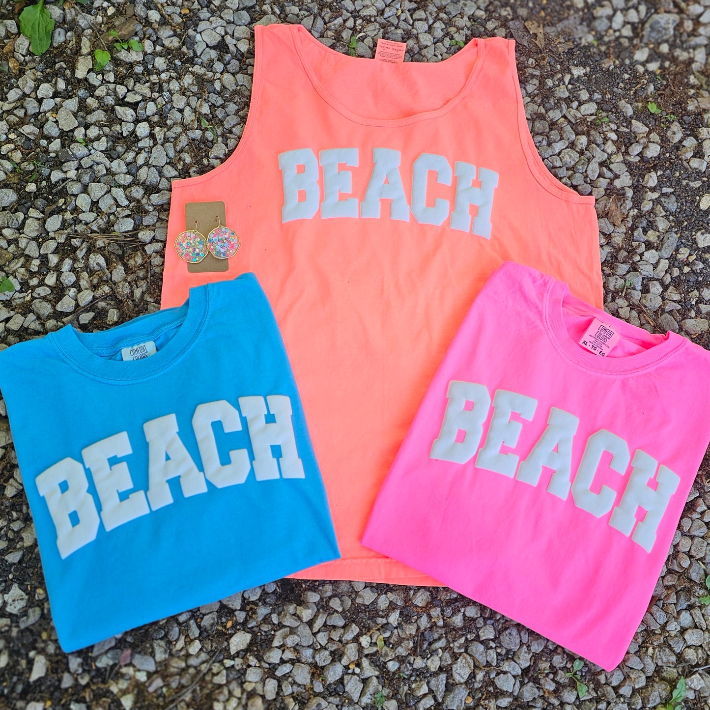 Beach Puff Print