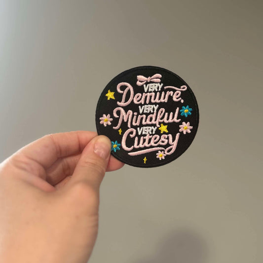 Very demure Very mindful Very classy Hat Patch