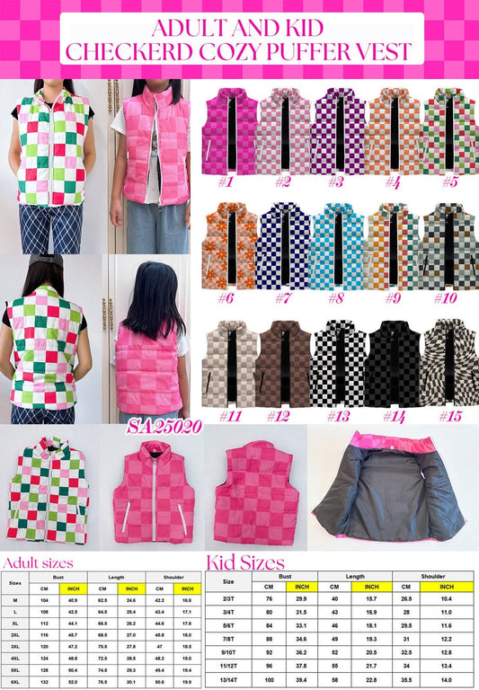 WS Pre Order Kids Cozy Puffer Vest