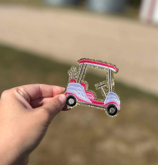 Golf Cart Hat Patch