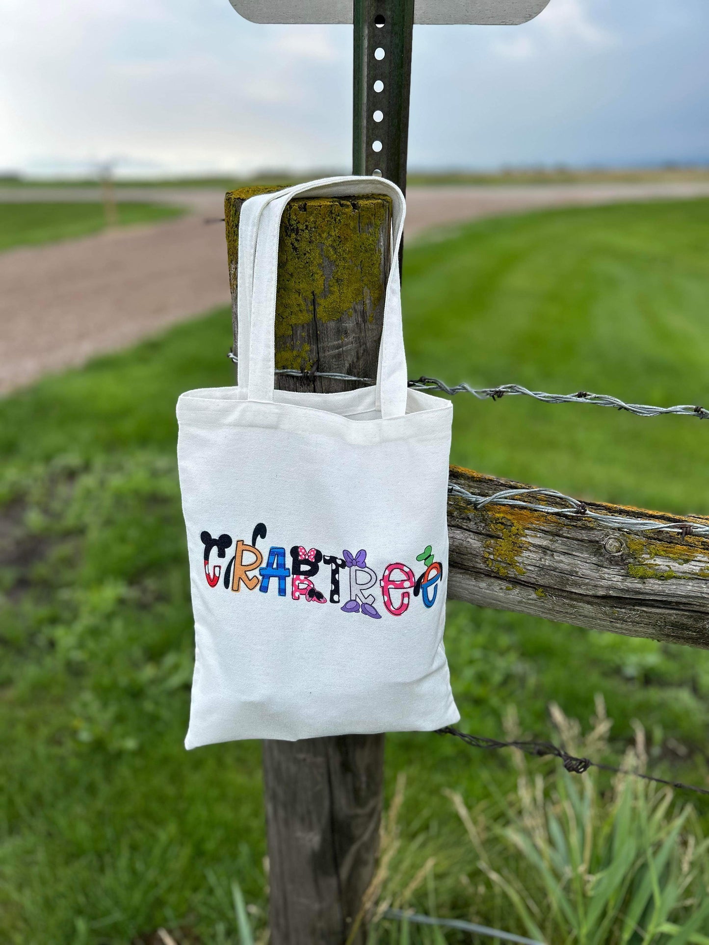 Custom Name Canvas Bag