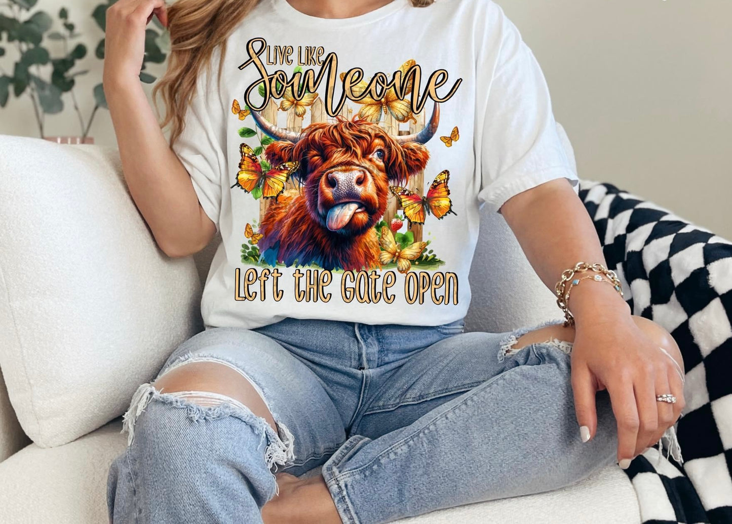 Live like someone left the gate open Sub Print