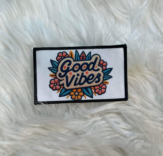Good Vibes Hat Patch