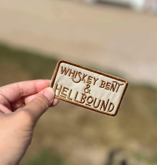 Whiskey Bent Hat Patch
