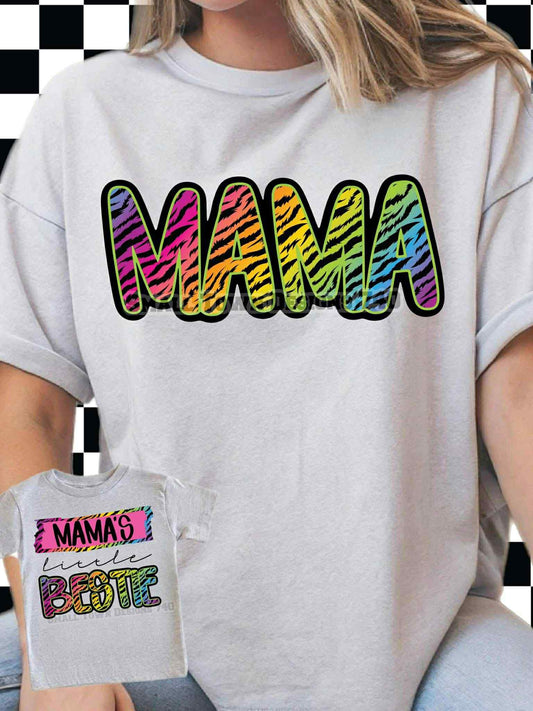 WS Completed Top Neon Zebra Mama