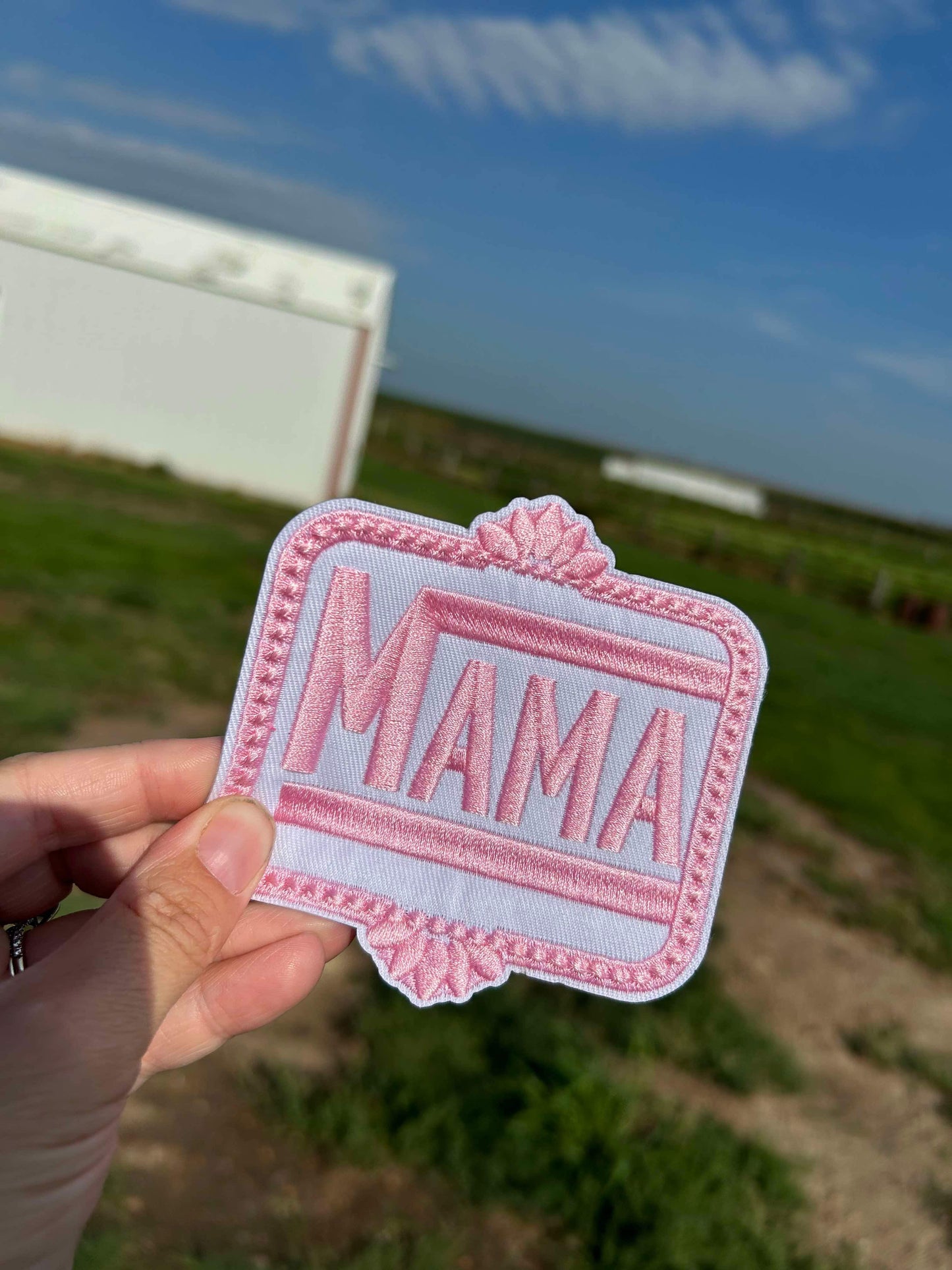 Pink Mama Hat Patch