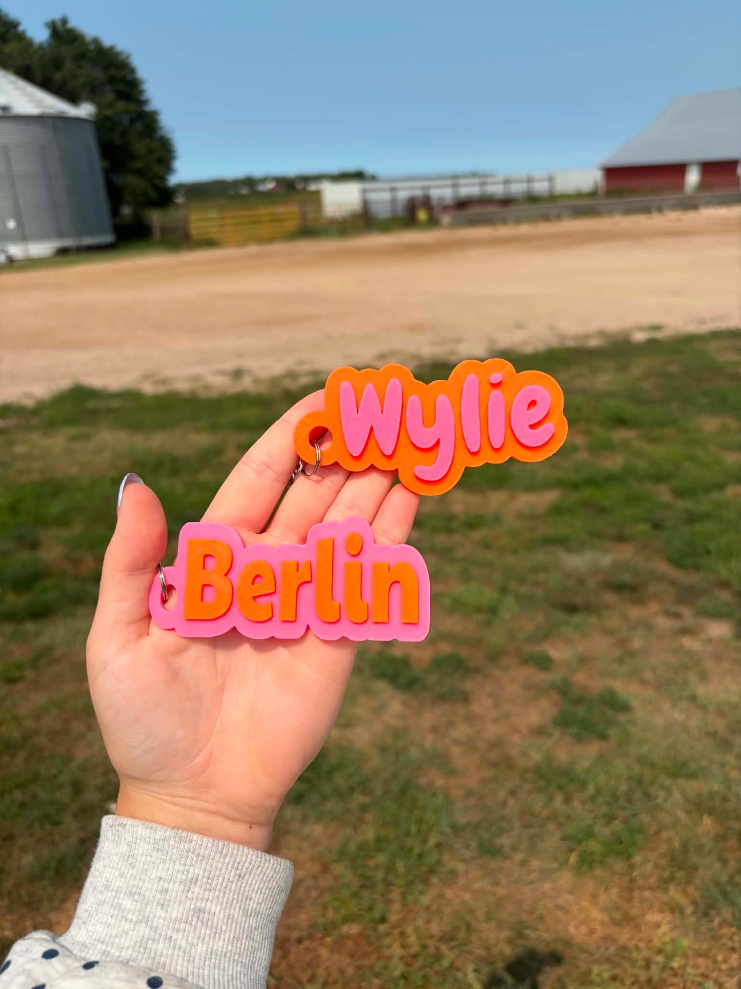3D Printed Name Bag Tags