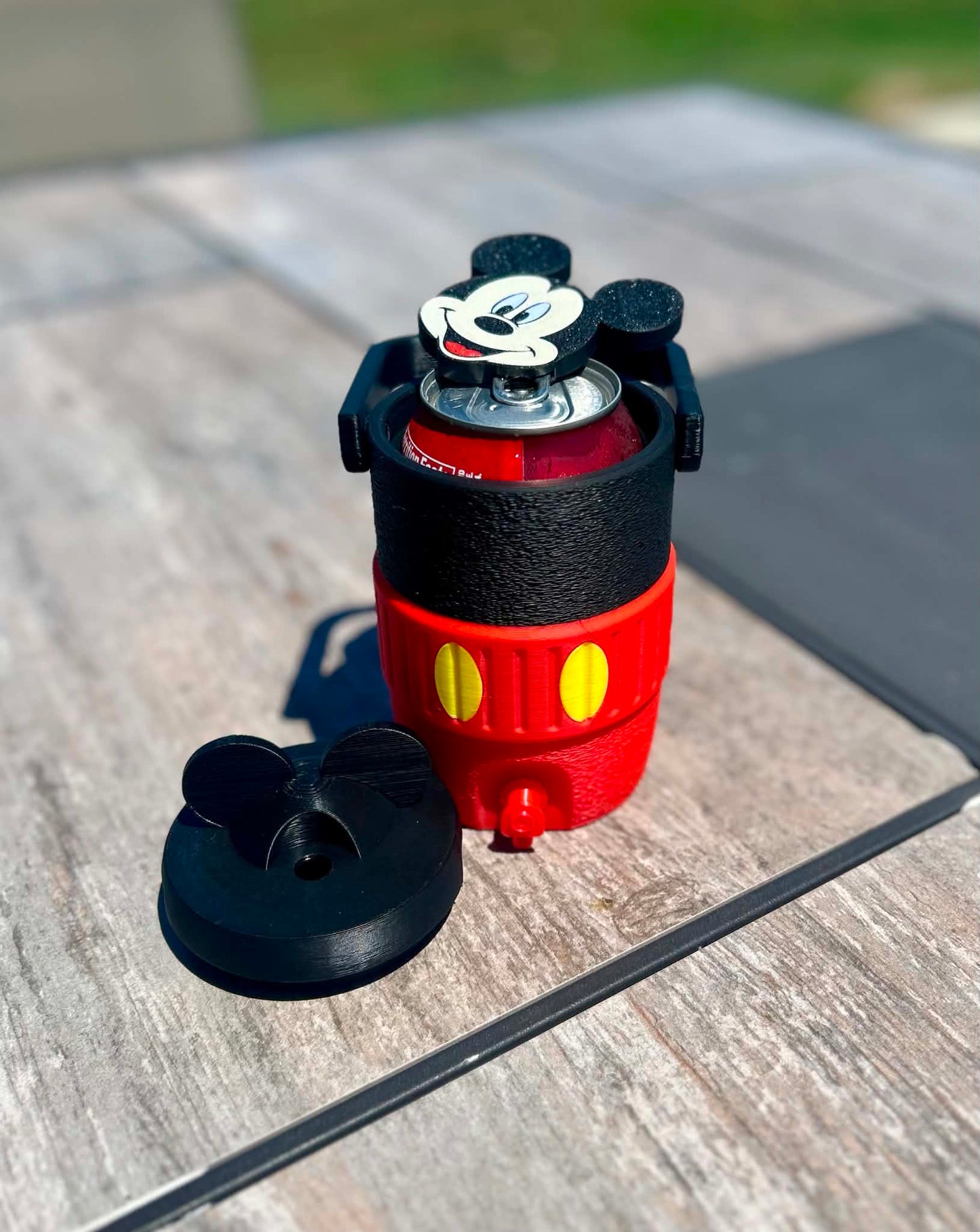 3D Printed Mouse Can Cooler
