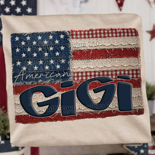 WS Completed American Flag Gigi Top