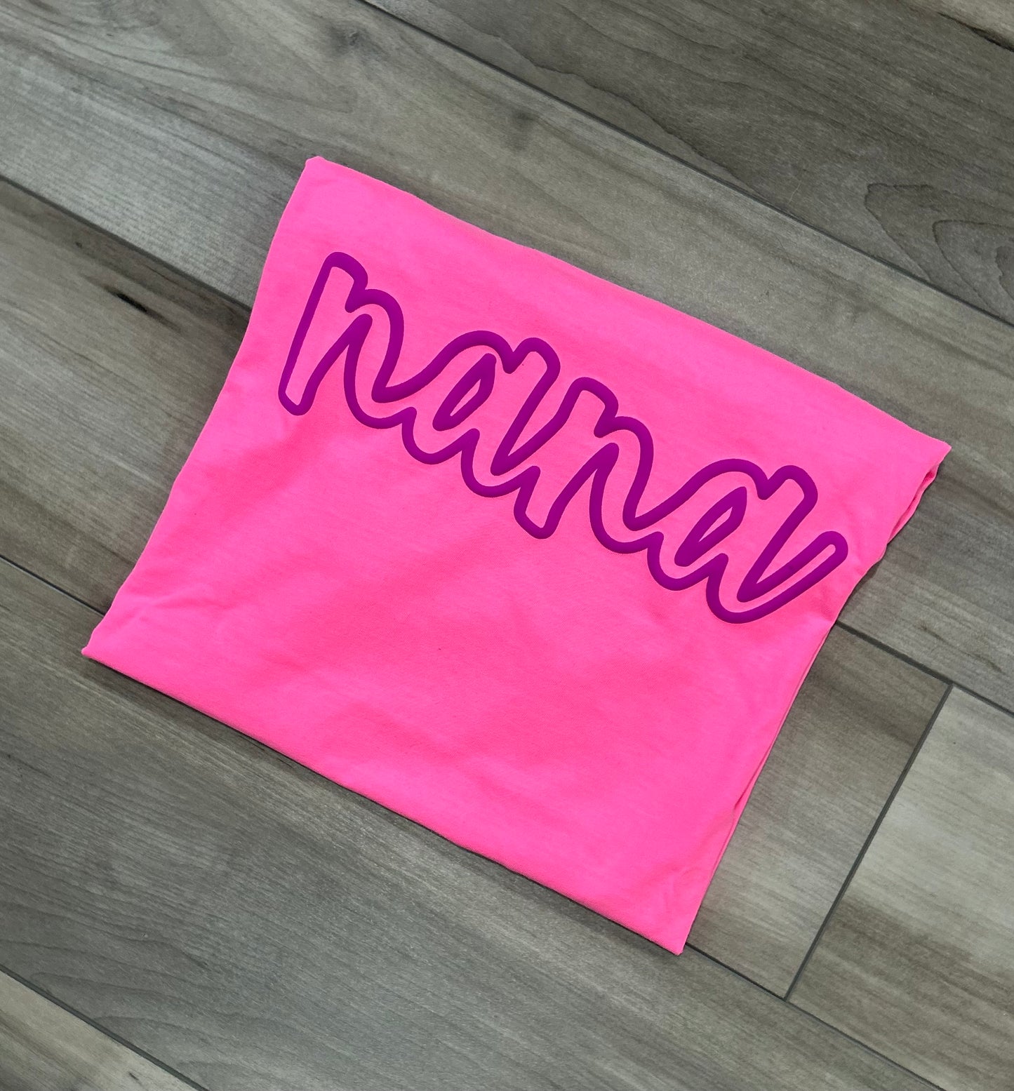 Nana Outline Puff Print Top