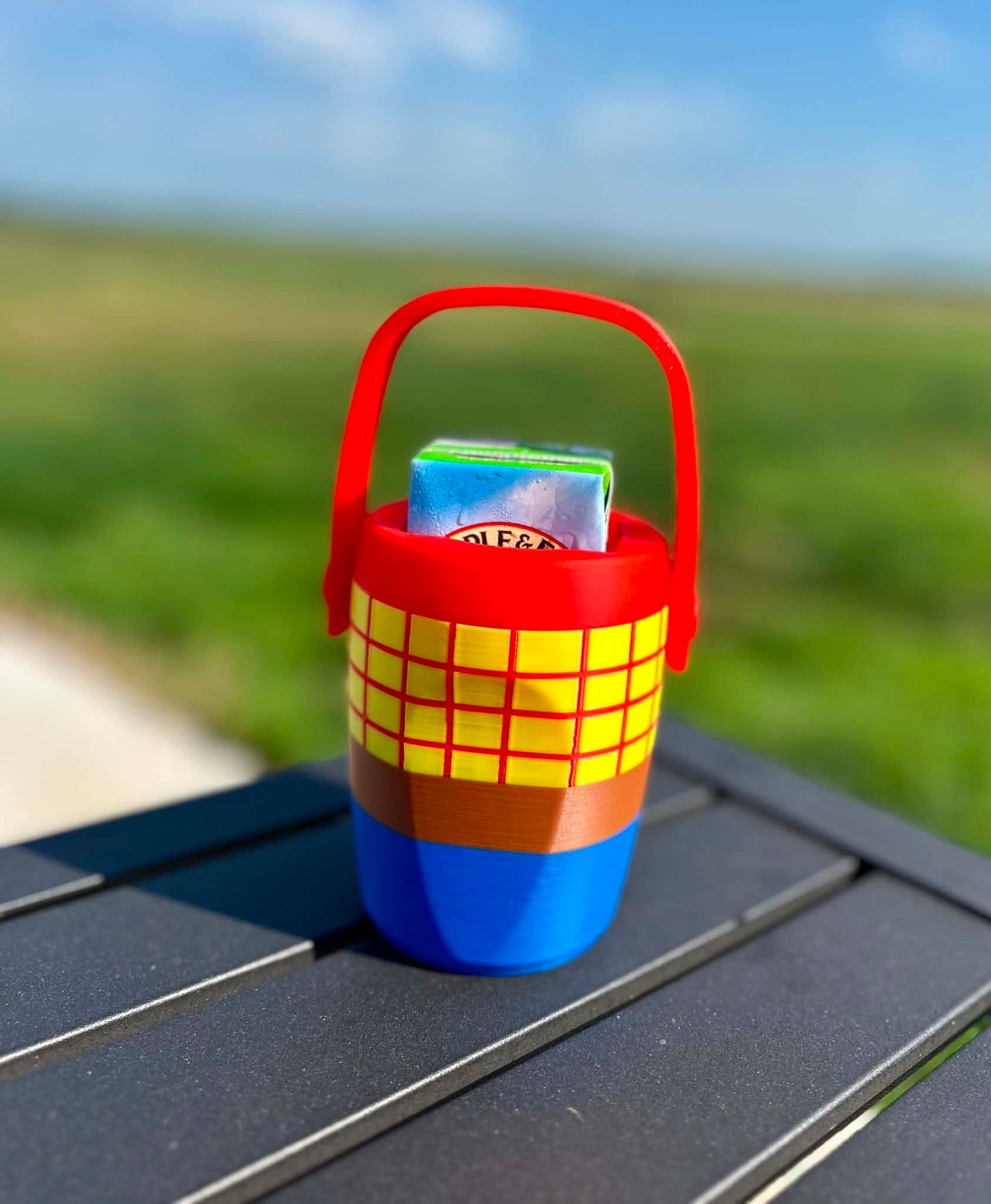 3D Printed Sheriff Juice Box Holder