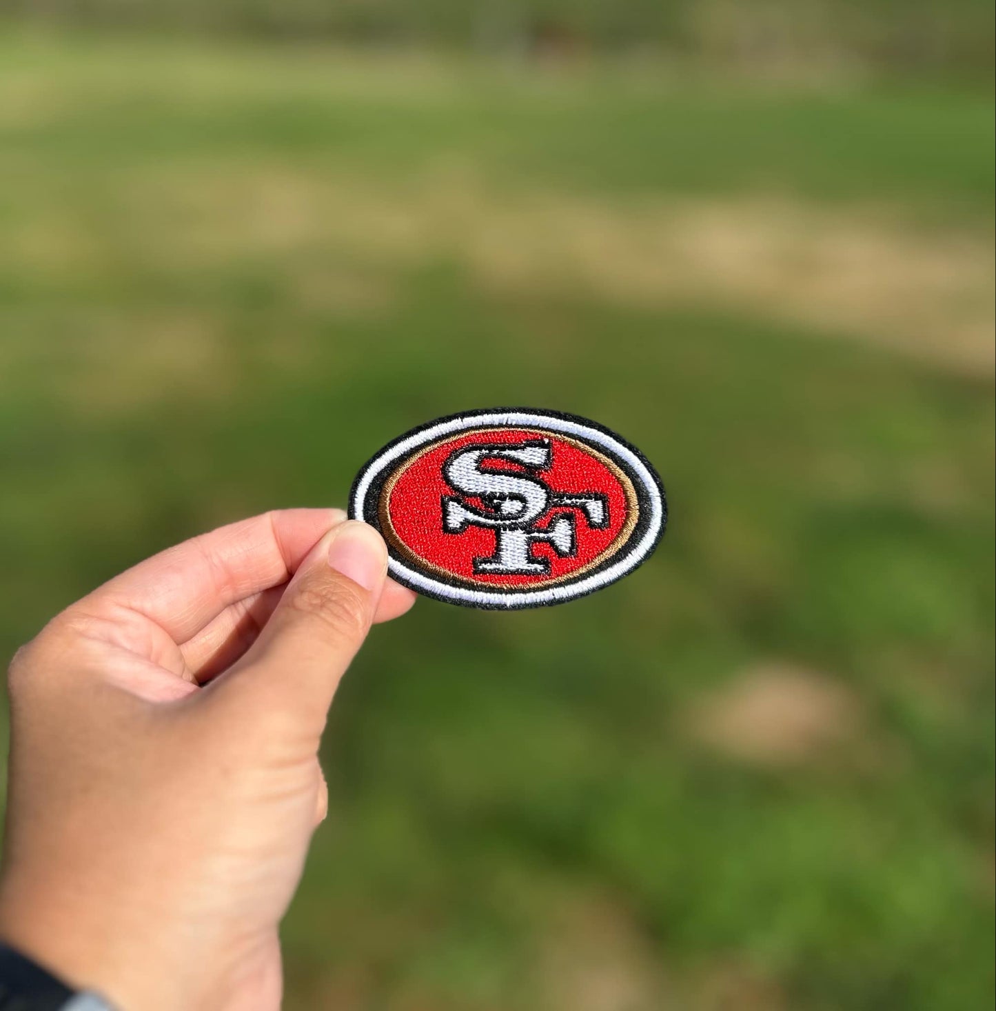 SF White Rim Hat Patch