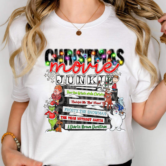 Christmas Movie Junkie Sub Print
