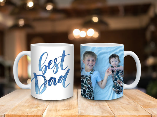 Best Dad Photo Mug