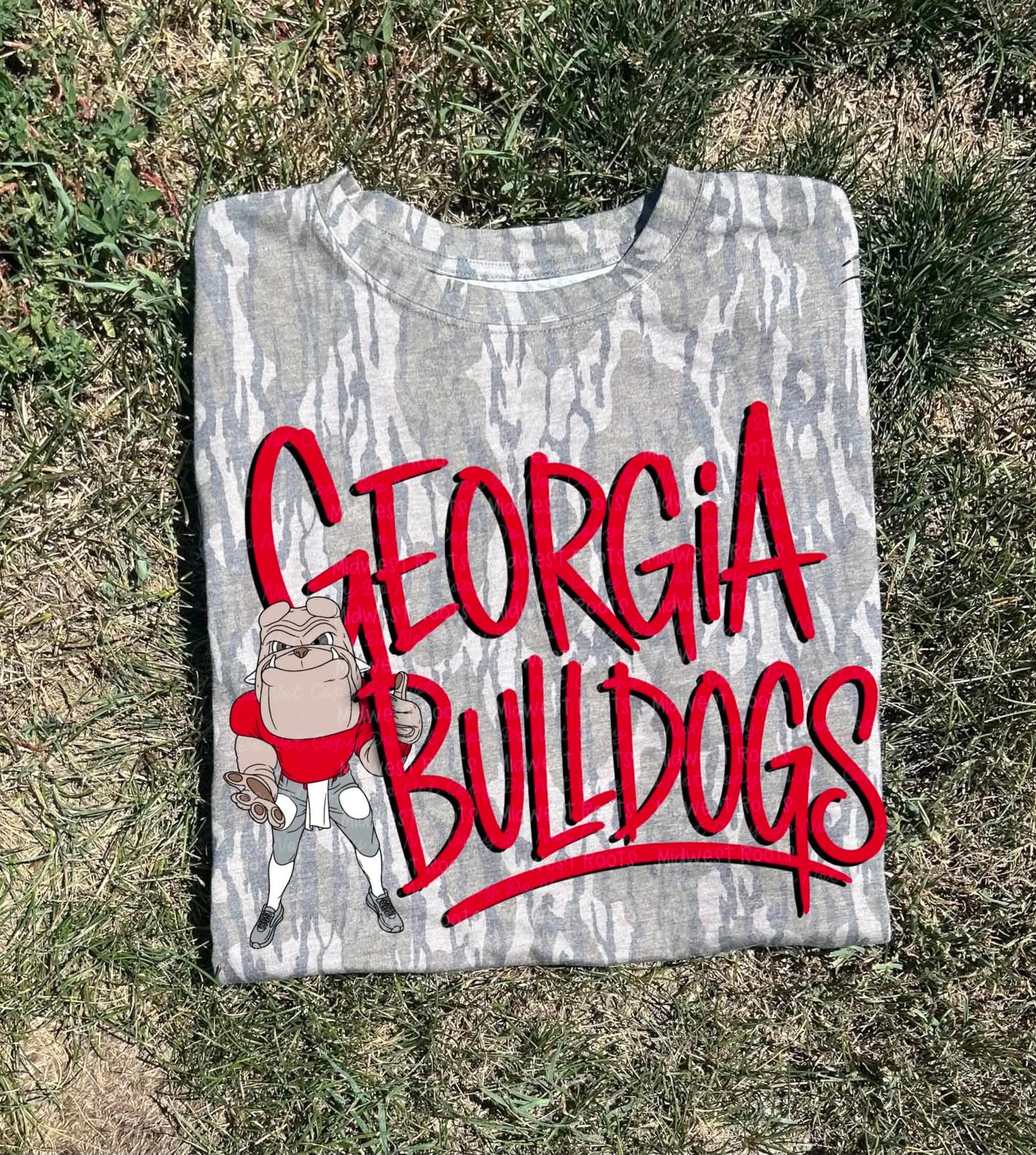 Bottomland Camo Top G@ Bulld0gs