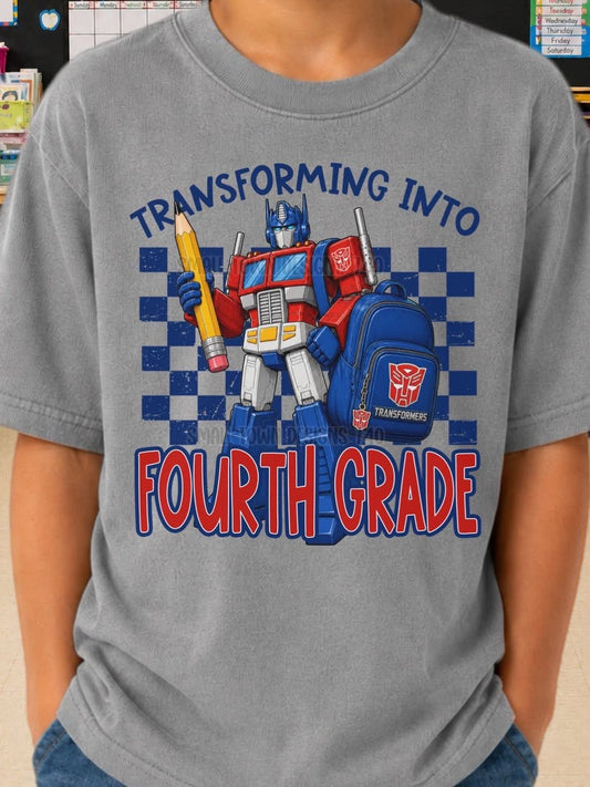 Transforming into Fourth Grade Kids Top