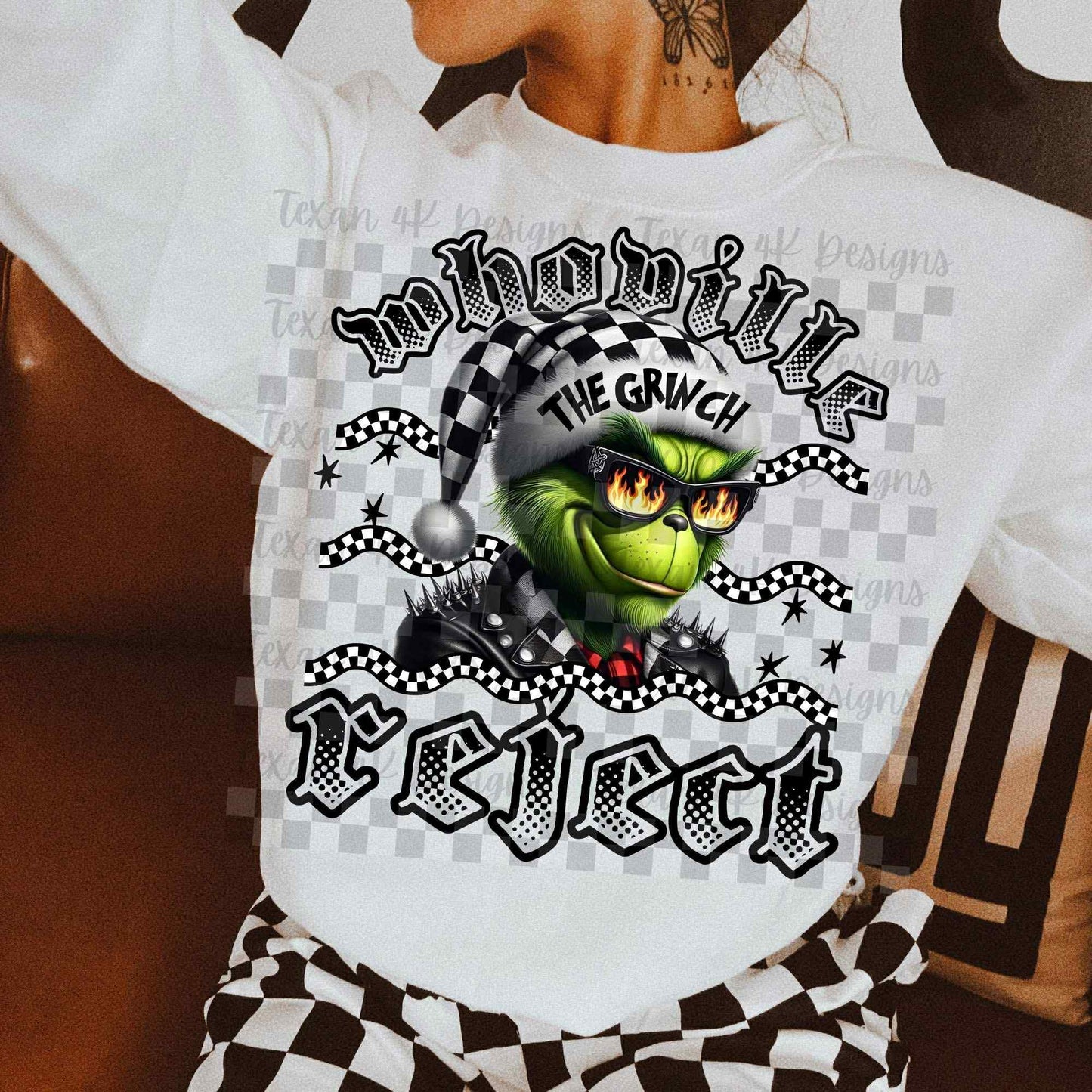 DTF Print- Wh0vill3 Reject