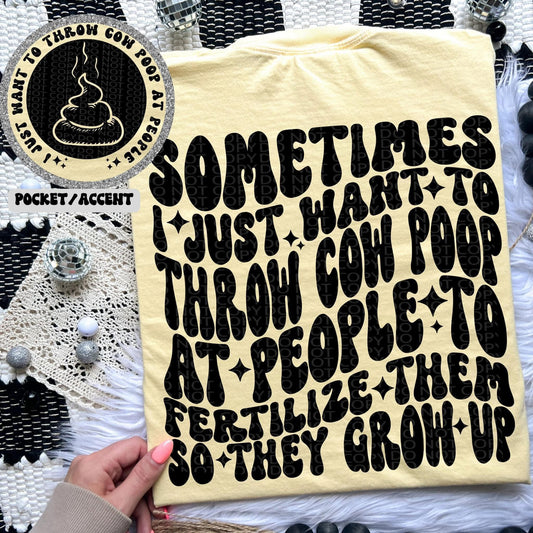 WS Completed Top Throw Cow Poop at People