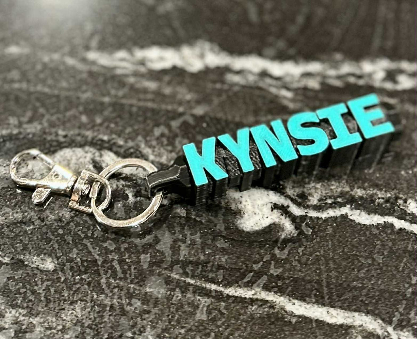 3D Printed Fidget Name Keychain