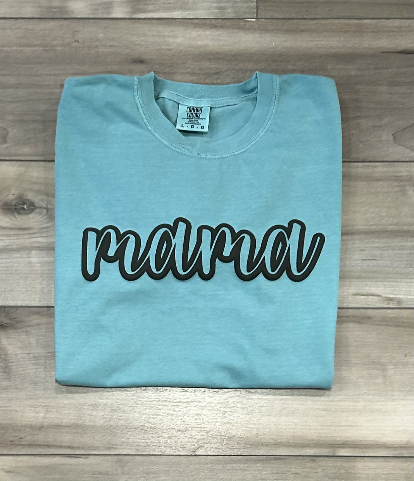 Custom Name Outline Puff Printed Top