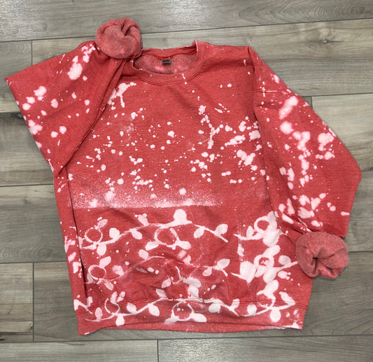 Bleached Blank Christmas Lights Sweatshirt