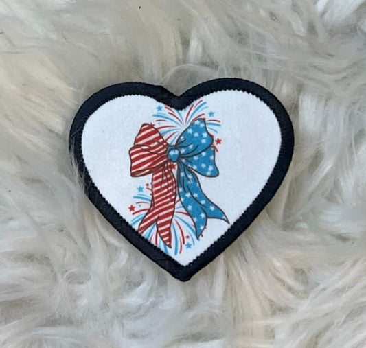 American Coquette Bow Hat Patch
