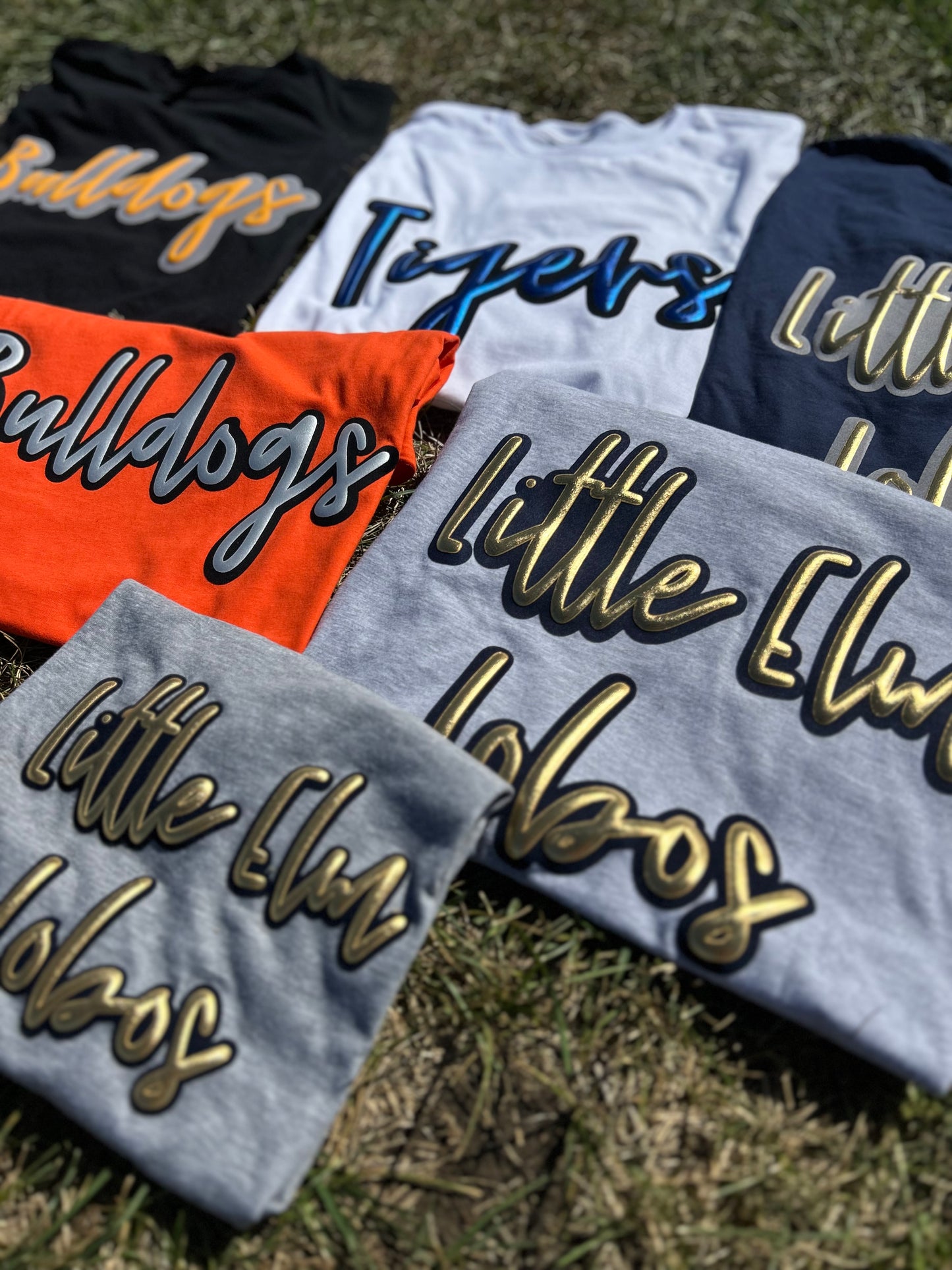 Custom Metallic Puff Print