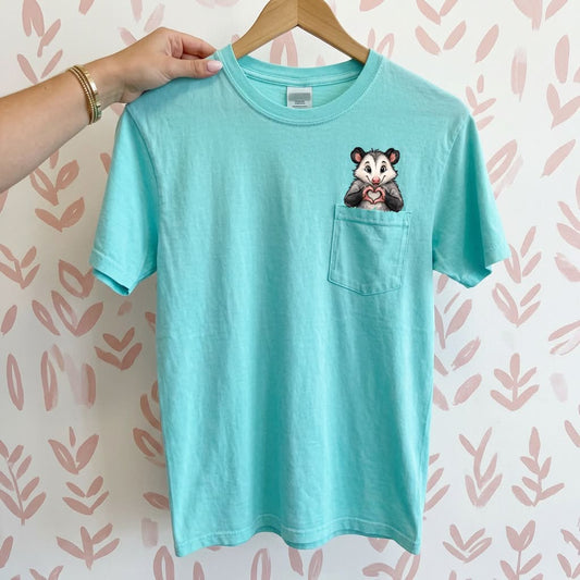 WS Completed Kids Top Pocket Peeker Opossum