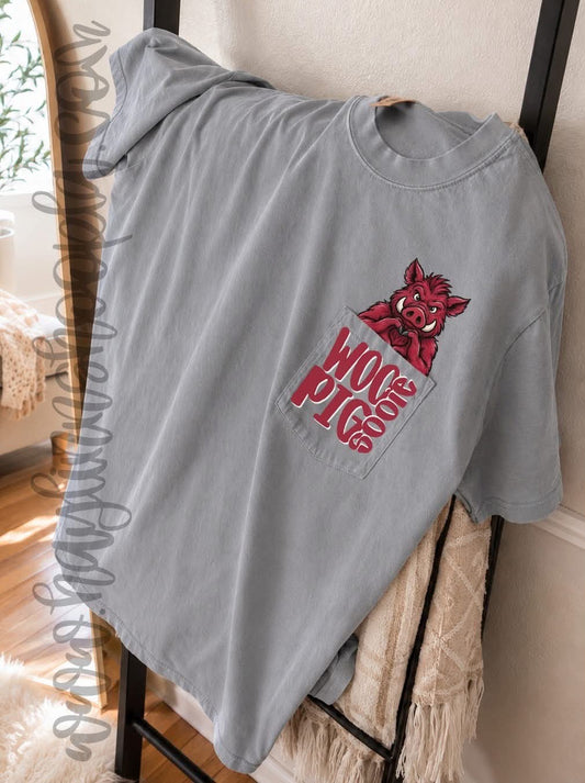 W00 P!g Pocket Peeker Kids Top