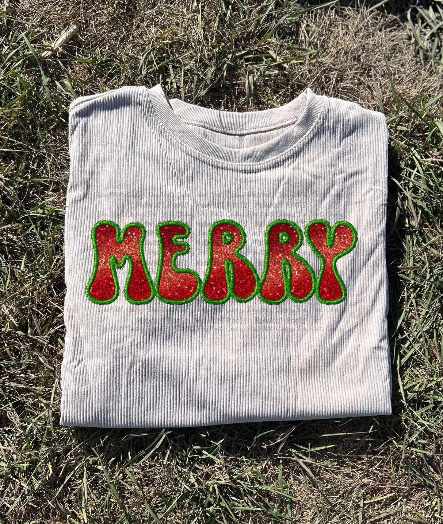 Merry Corduroy Sweatshirt Top