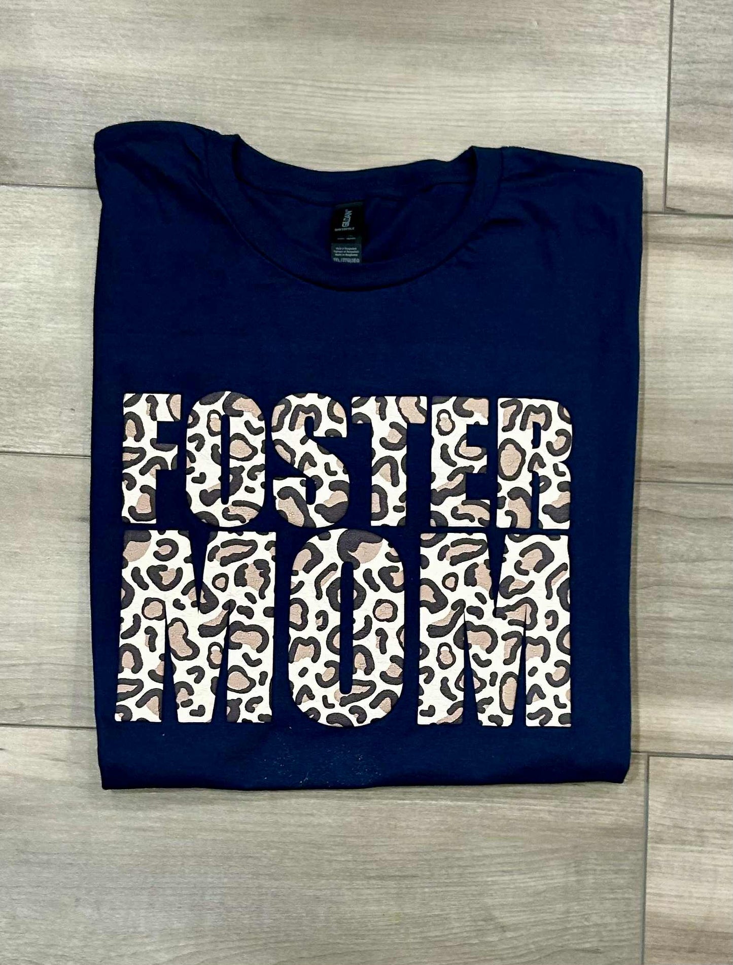 Leopard Puff Printed Top With or Without Names