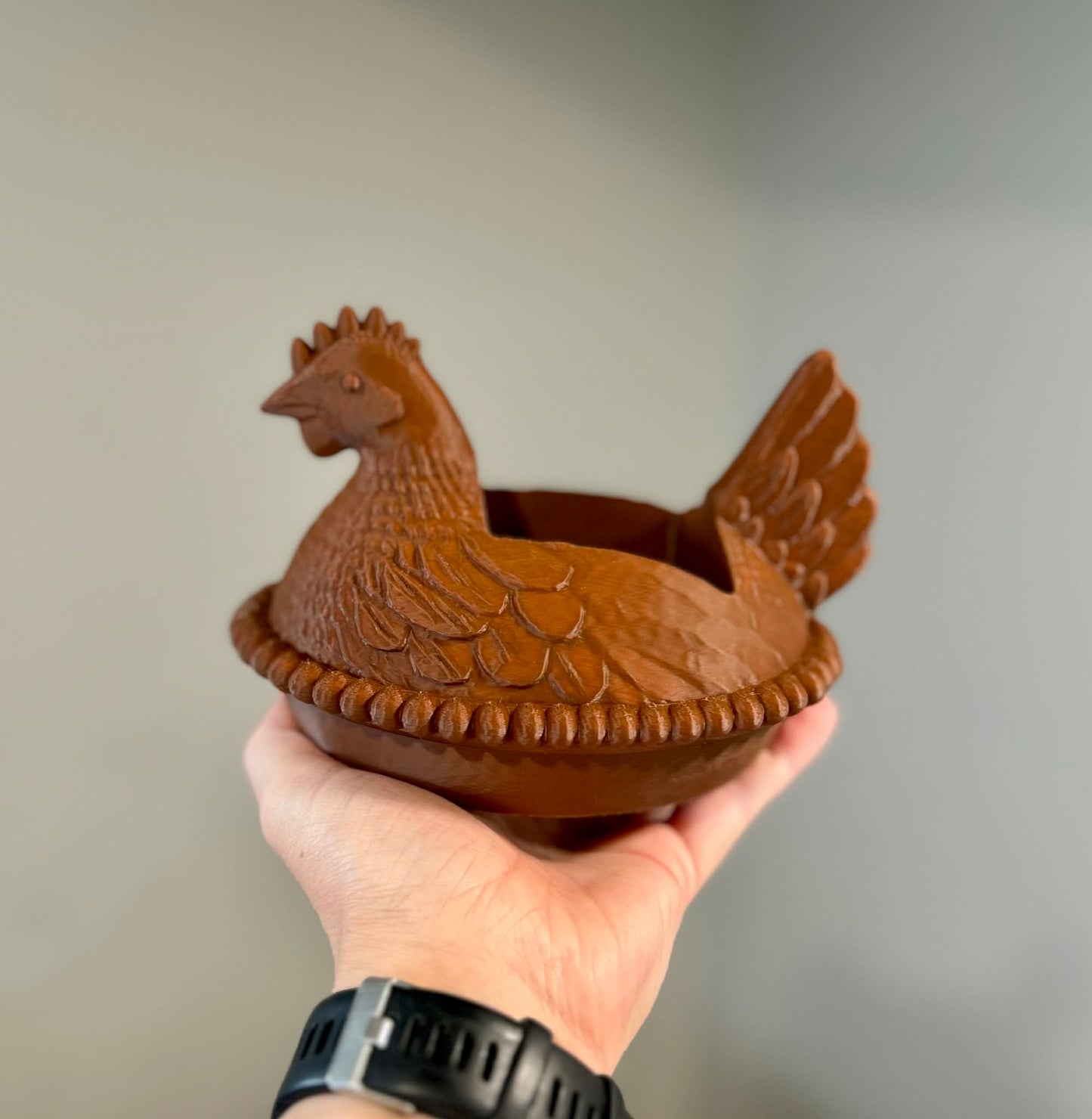 3D Printed Hen Soap Holder