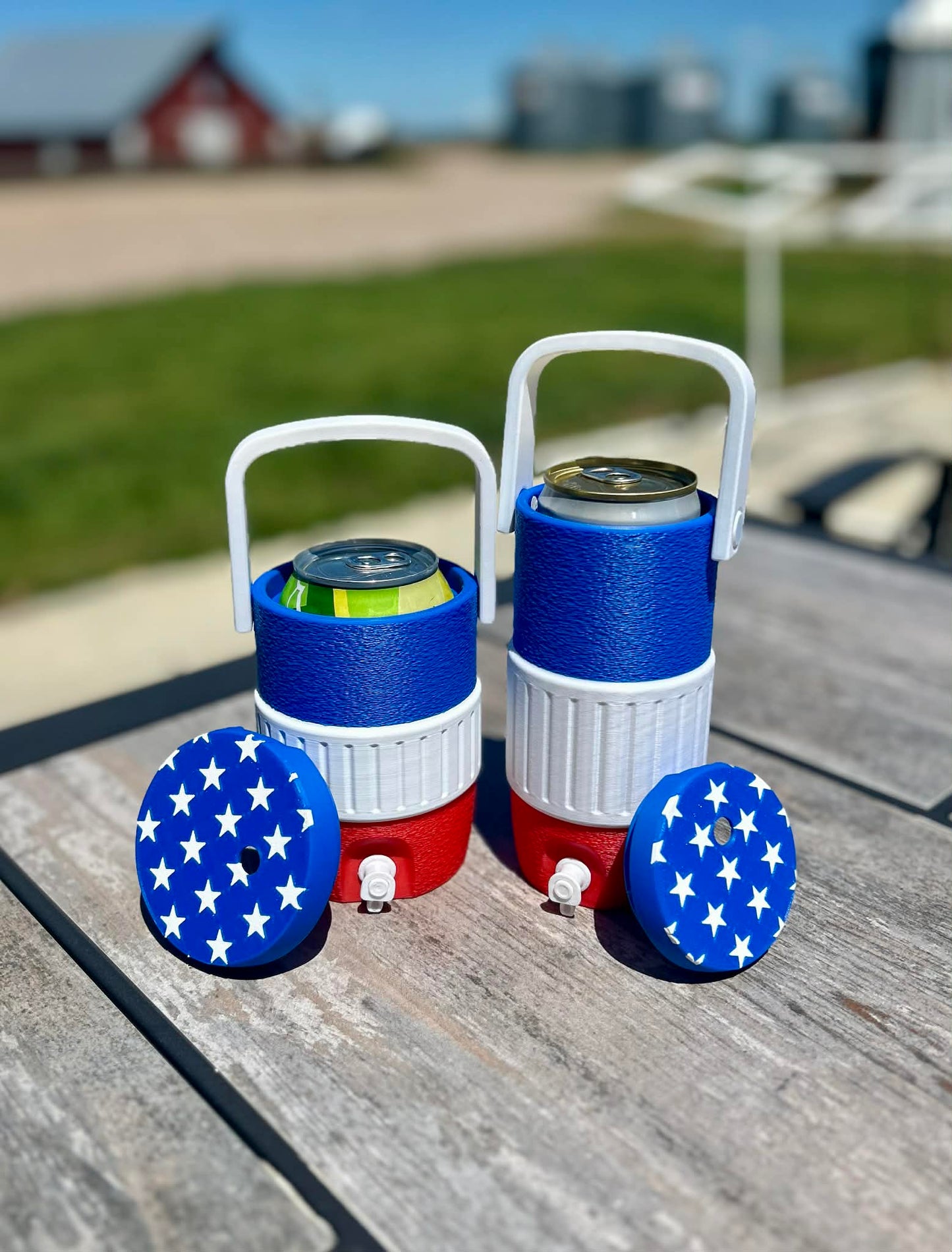 3D Printed RWB Can Cooler