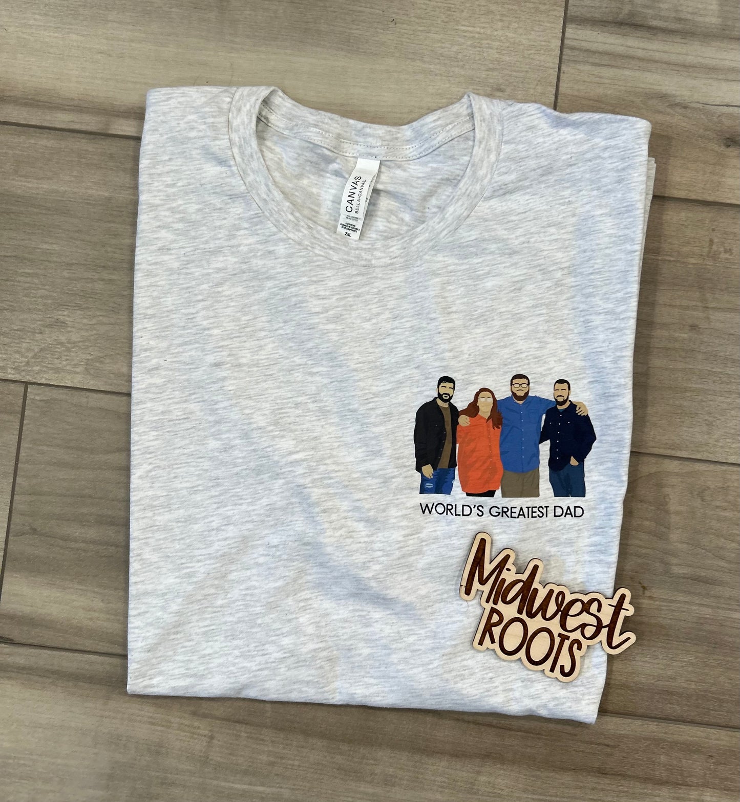 Worlds Greatest Custom Drawn Top
