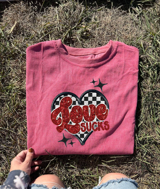 Pre Order Love Sucks Corduroy