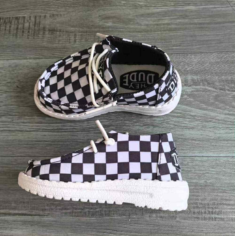 Pre Order Adult Checkered Shoes
