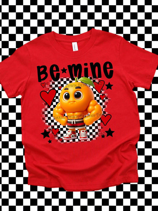 DTF Print - Be Mine Orange Muscles