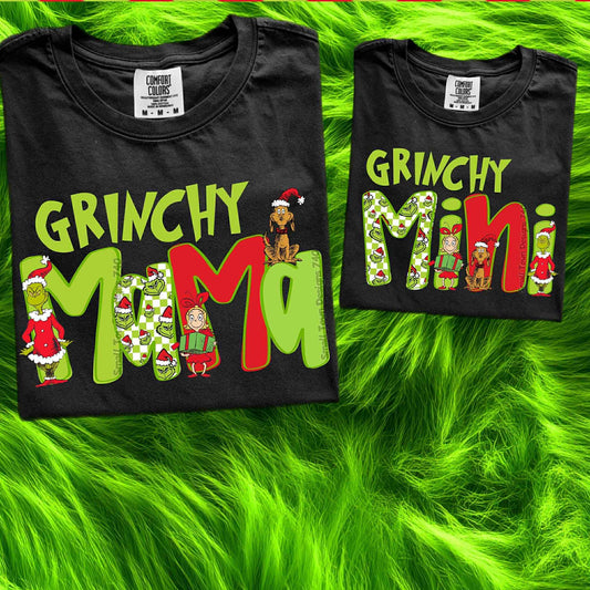 DTF Print- Gr!nchy Mama and Mini (must order separately)