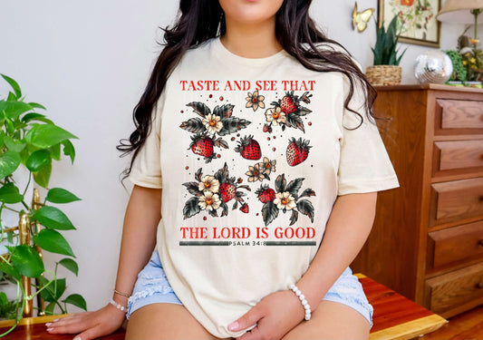WS Completed Top Taste and See That The Lord is Good