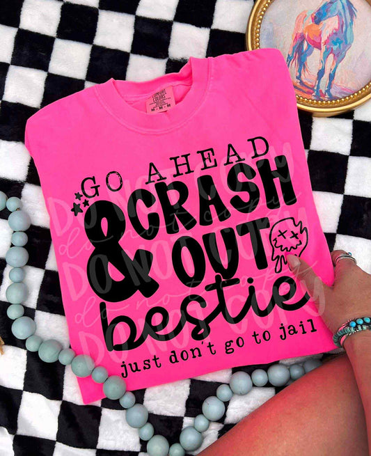 WS Completed Top Go Ahead & Crash Out Bestie