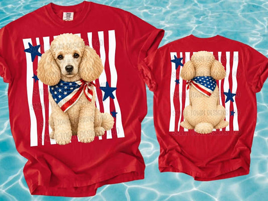 RWB Poodle Top