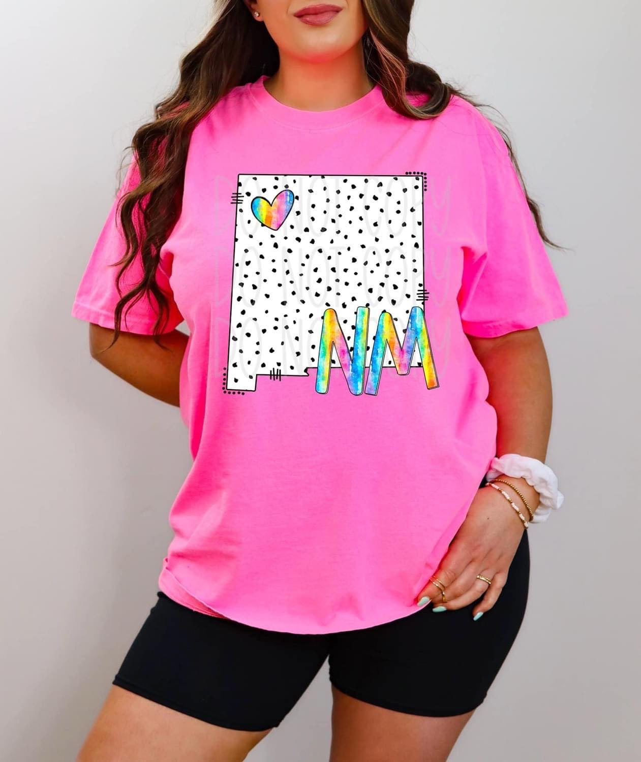 Dot & Rainbow State Tees Top