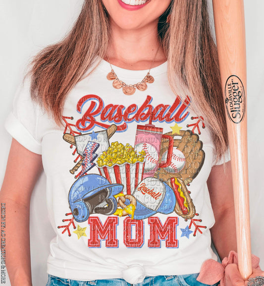 Baseball Mom Top