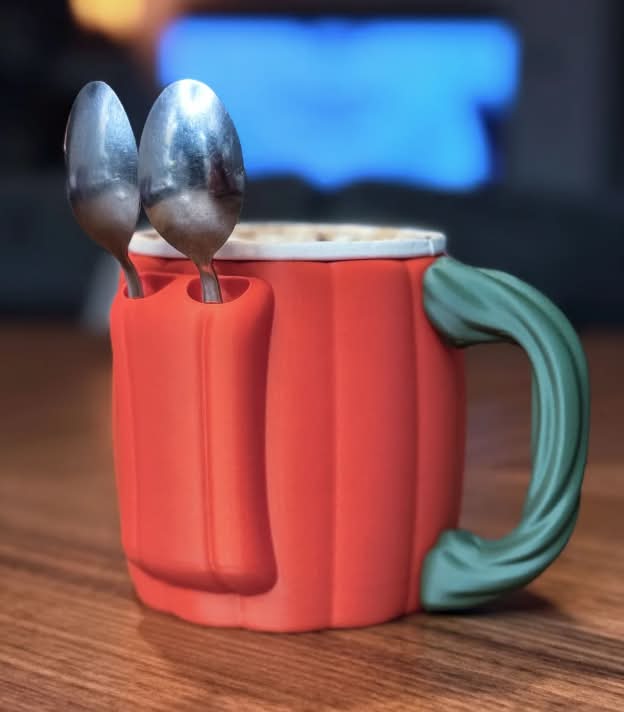 3D Printed Jack O Lantern Ice Cream Holder