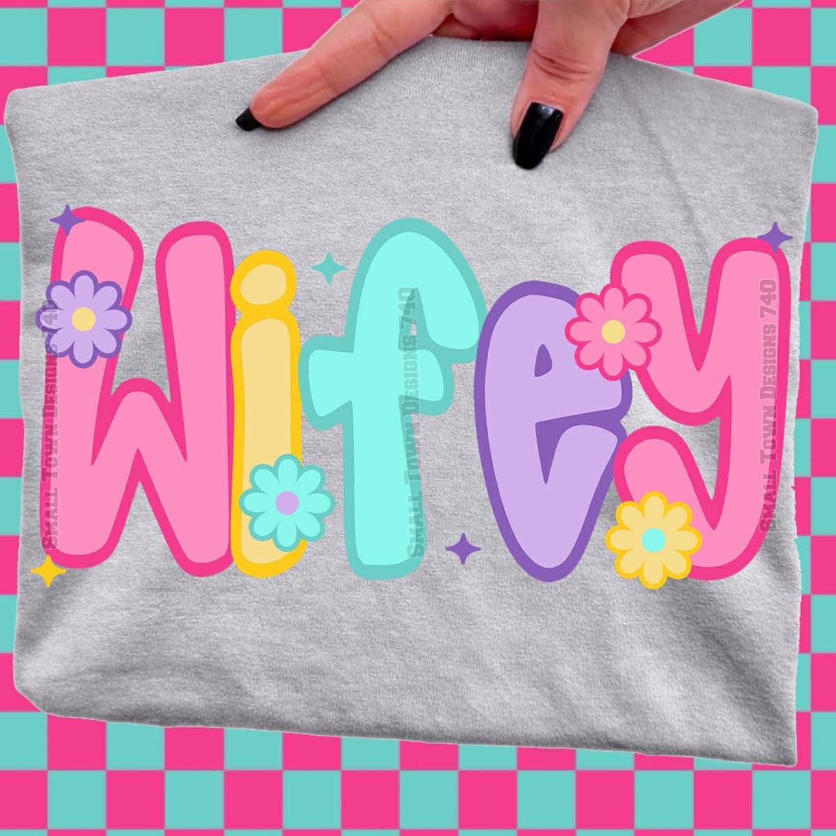 Bright Floral Wifey Top