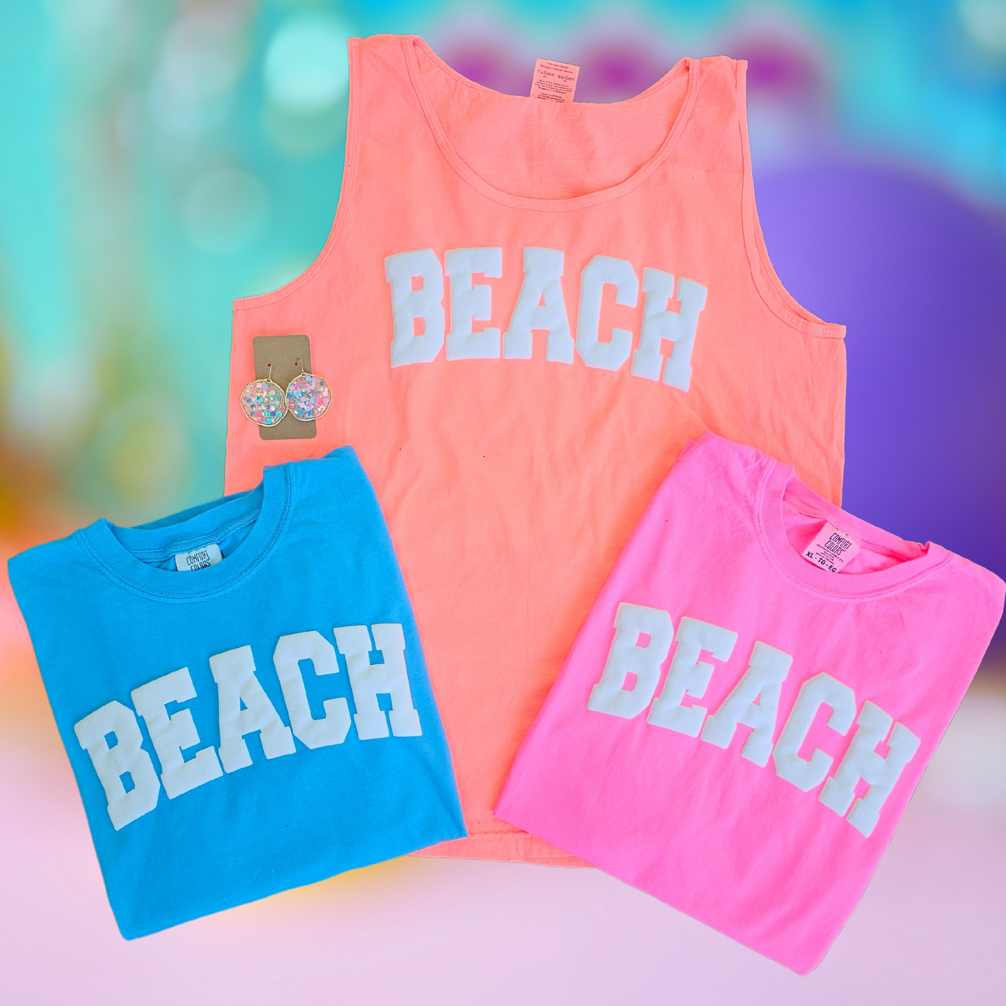 Beach Puff Print